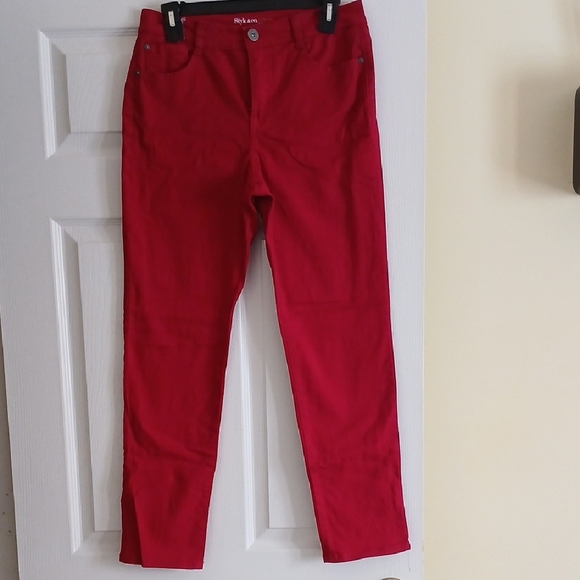 Style & Co. Denim - Red Style & Co. Straight Leg Jeans